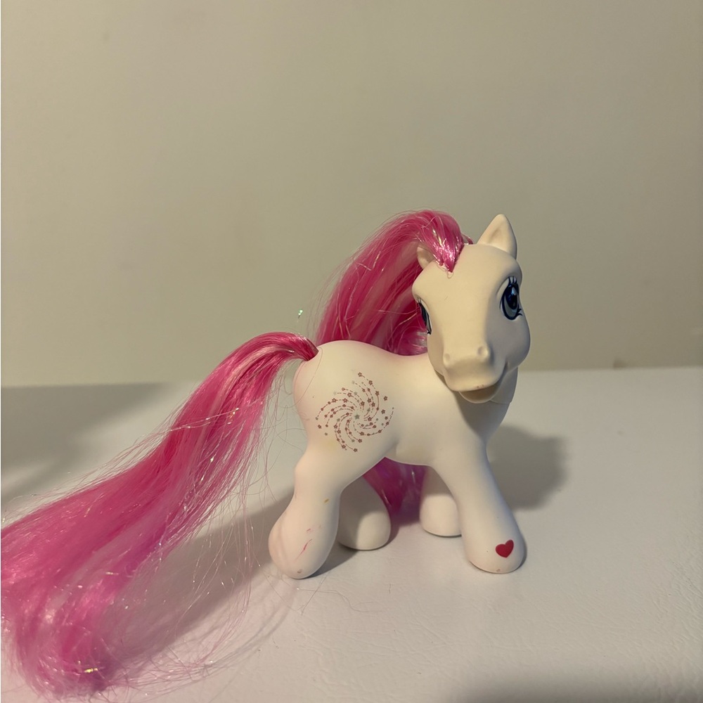 My Little Pony 2002 Star Swirl Body Two Tone Pink Glitter Hair